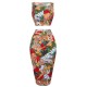 2PCS   Lady Crop Top & Pencil Skirt